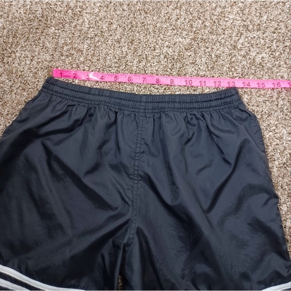 🦞TRADED🦞Black Athletic Shorts/ “swishy” material Soccer shorts - Picture 3 of 4
